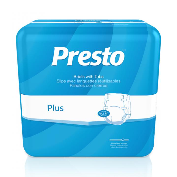Presto Plus Briefs Medium (96ct)