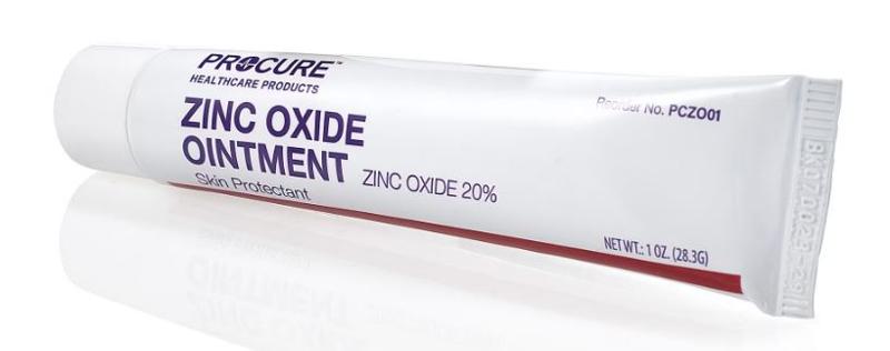 ProCure Zinc Oxide 20% Ointment 2oz Tube - 72ea/cs