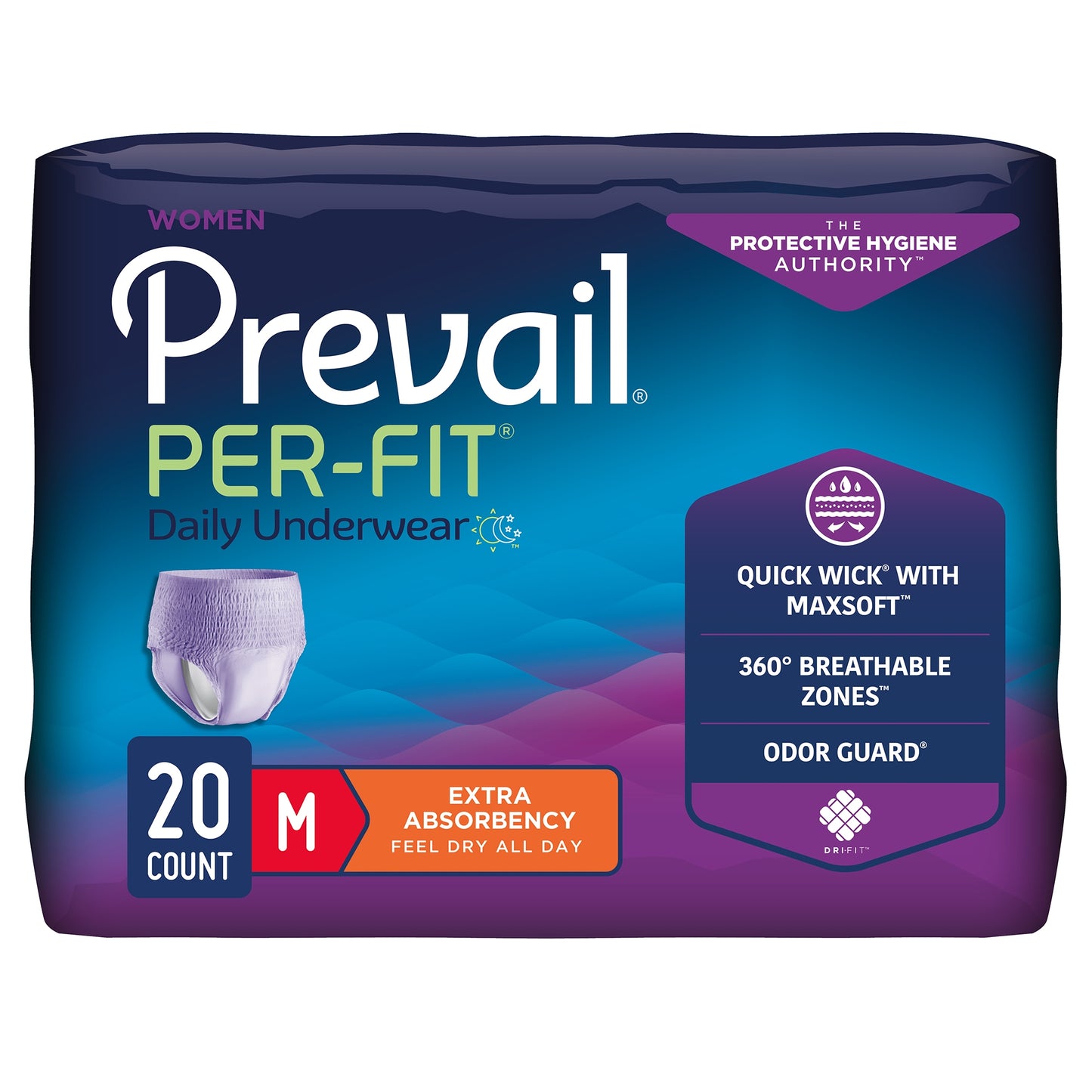 Prevail Per-Fit Underwear For Woman Medium (80ct)