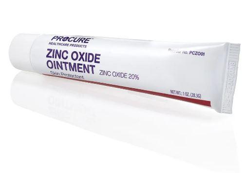 Zinc Oxide 20% Skin Protectant Ointment, 2oz Tube, 72/Case
