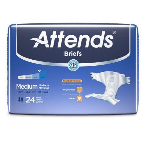 Attends Derma Dry Advance Briefs Medium (96ct)