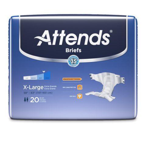 Attends Derma Dry Advance Briefs X-Large (60ct)