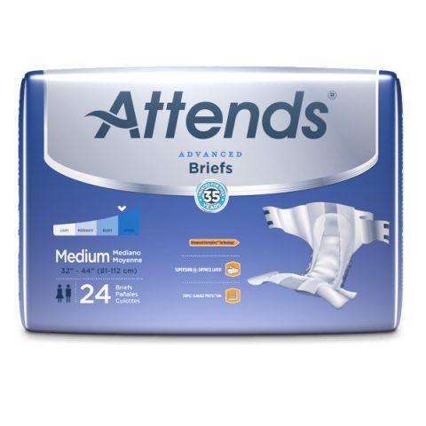 Attends Derma Dry Complete Briefs Medium (96ct)