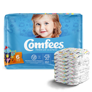 Comfees Baby Diaper Jumbo Size 6, 92ct