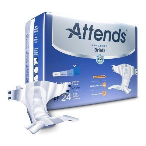 Attends Derma Dry Complete Briefs Large (72ct)