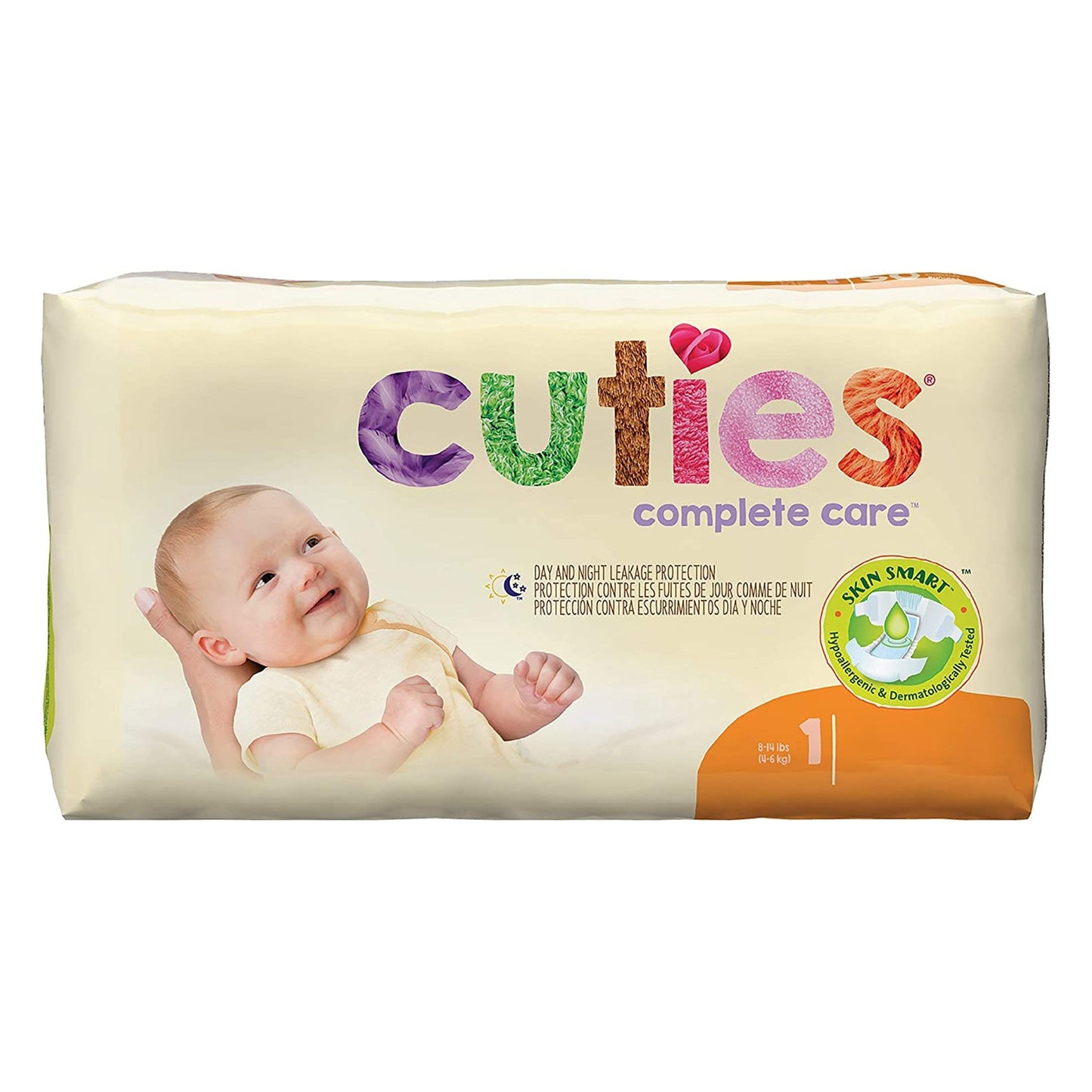 Cuties Baby Diaper Jumbo Size 1, 200ct