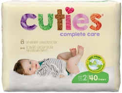 Cuties Baby Diaper Jumbo Size 2, 168ct