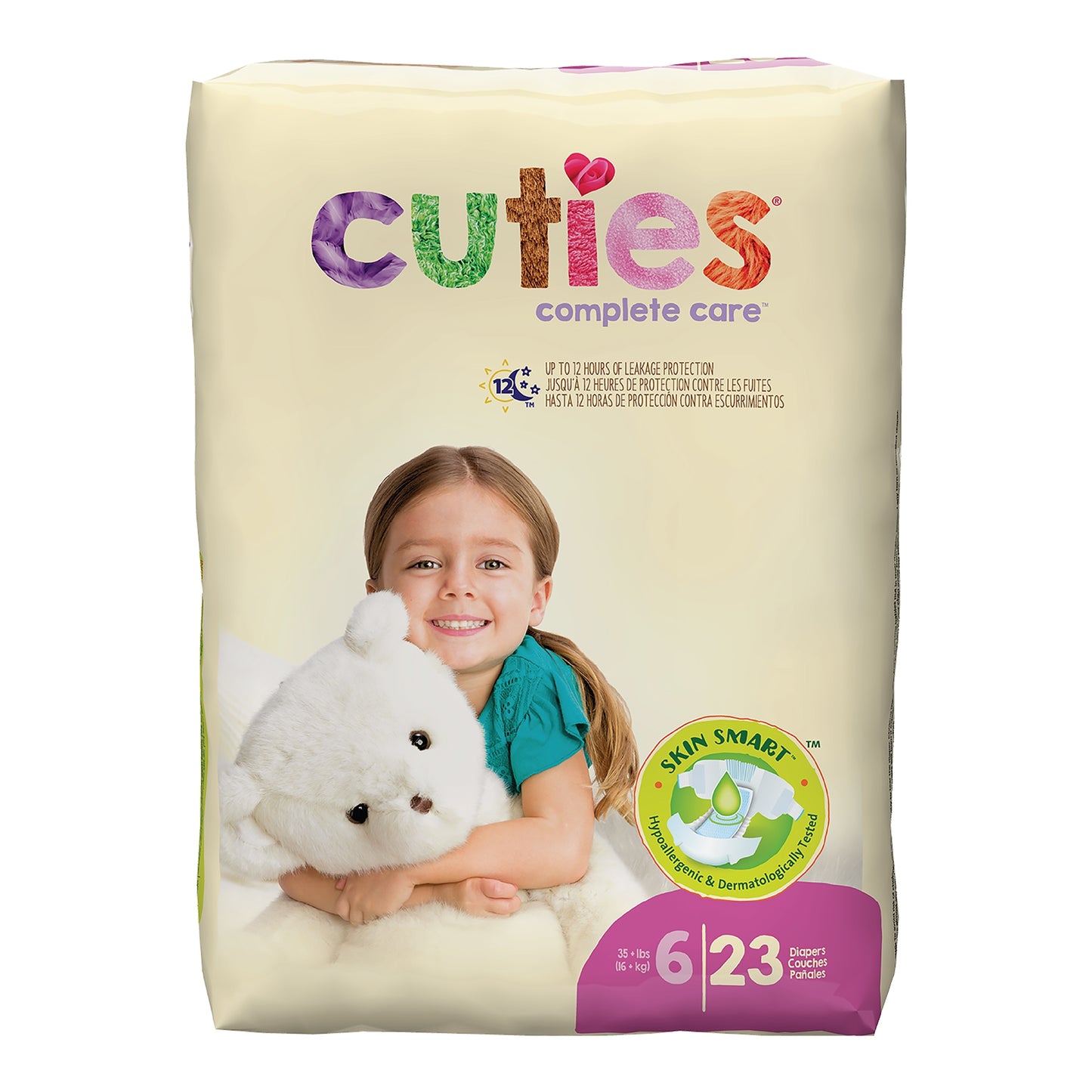 Cuties Baby Diaper Jumbo Size 6, 92ct