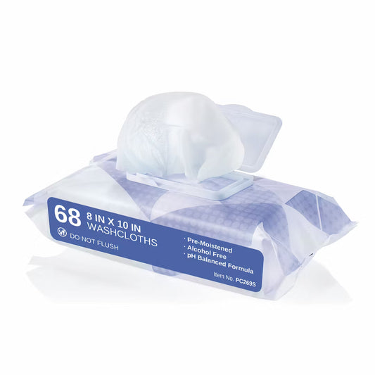 ProCure Pre-Moistened Disposable Washcloths, Soft Pack (12x68ct)