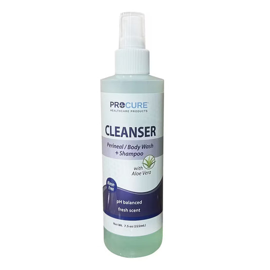 ProCure Rinse-Free Body Wash Shampoo & Peri-Cleanser 7.5oz - (48 ea/cs)