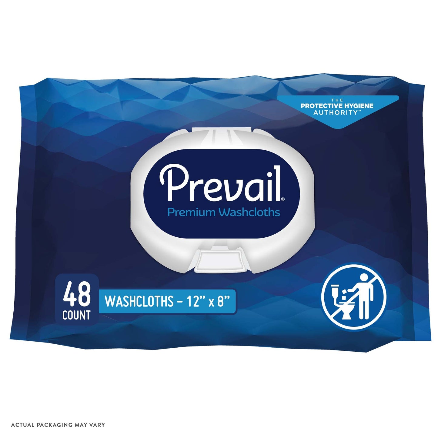 Prevail WashCloth Soft Pack 12" x 8" (576ct)