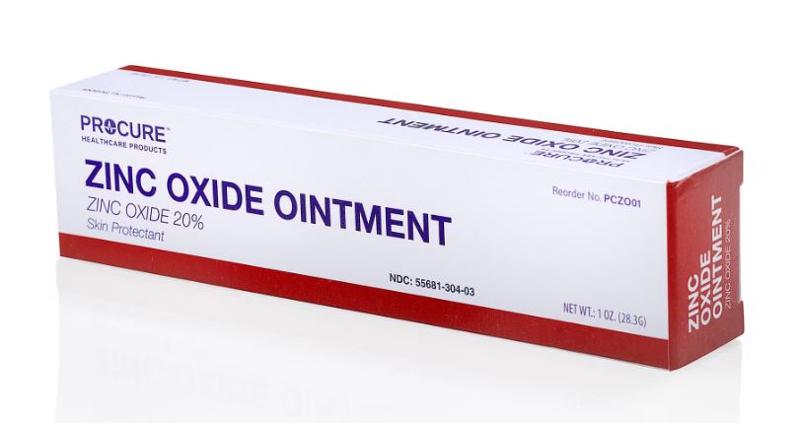 ProCure Zinc Oxide 20% Ointment 2oz Tube - 72ea/cs