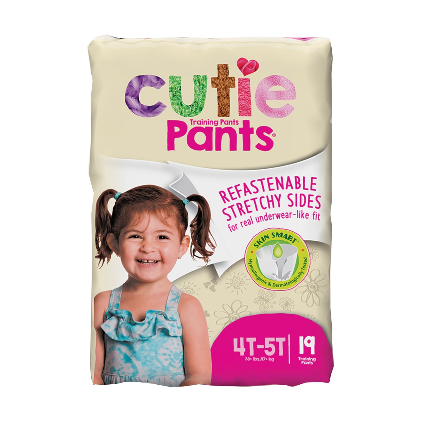 Cuties Training Pants 4t-5t Girls, 76ct