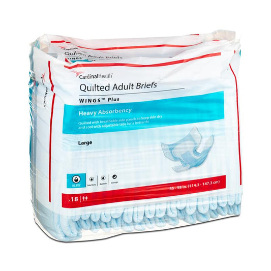 Cardinal Briefs Wings Plus Quilted Large (72ct)