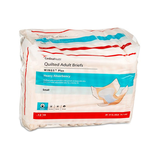 Cardinal Briefs Wings Plus Quilted Small (96ct)