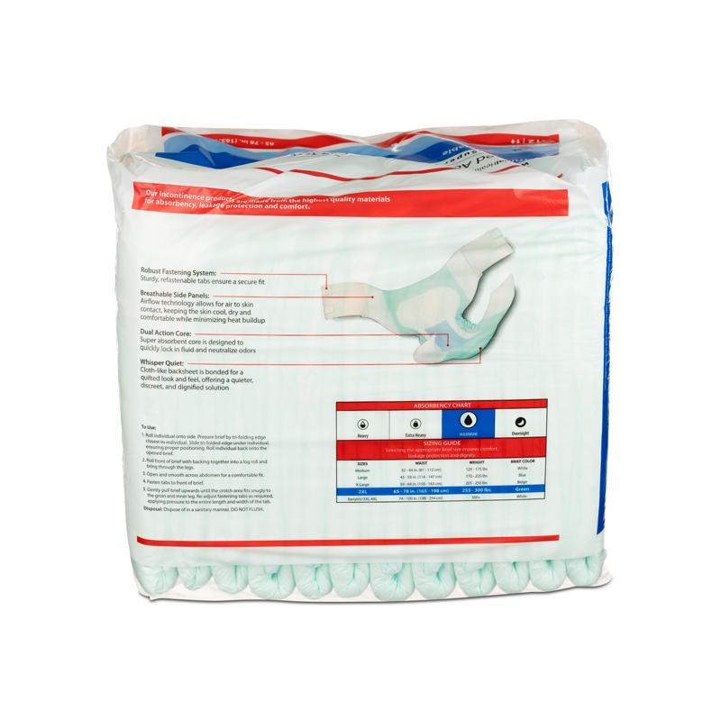 Cardinal Briefs Wings Super Quilted Bariatric (32ct)