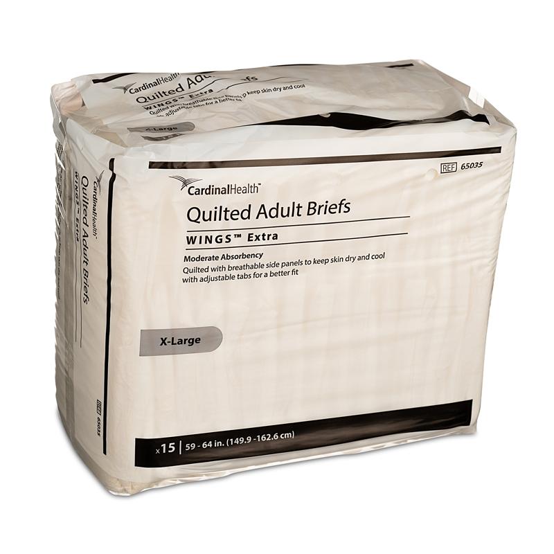 Cardinal Briefs Wings Extra Quilted X-Large (60ct)