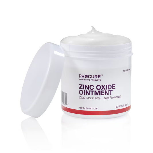 ProCure Zinc Oxide 20% Skin Protectant Ointment 15 oz Jar, Case of 12
